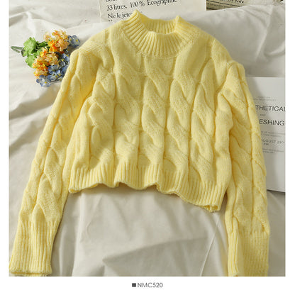 Women's Linen sweater is slim and half tall  1963