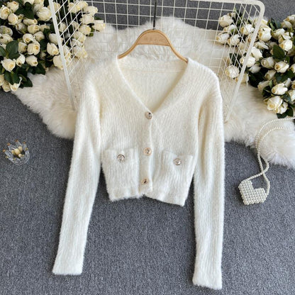 Wool sweater women's autumn long sleeve  1596
