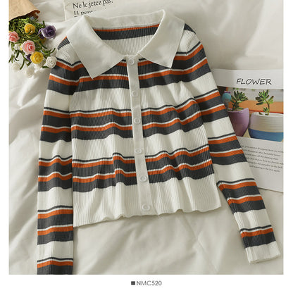 Cardigan top women's new slim sweater  1999