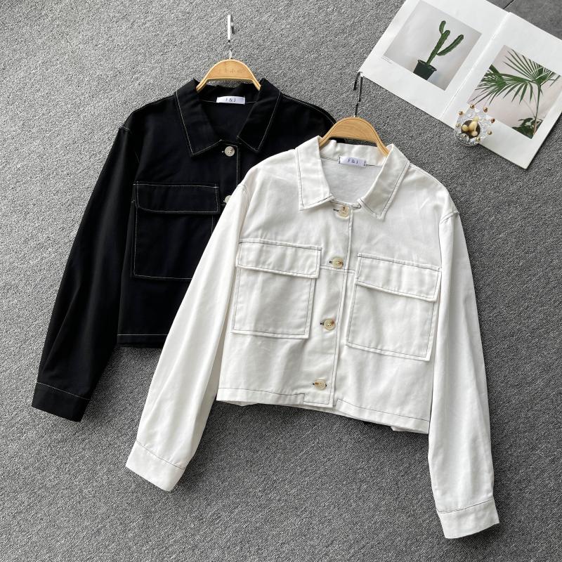Early autumn jacket cardigan short coat female  1541