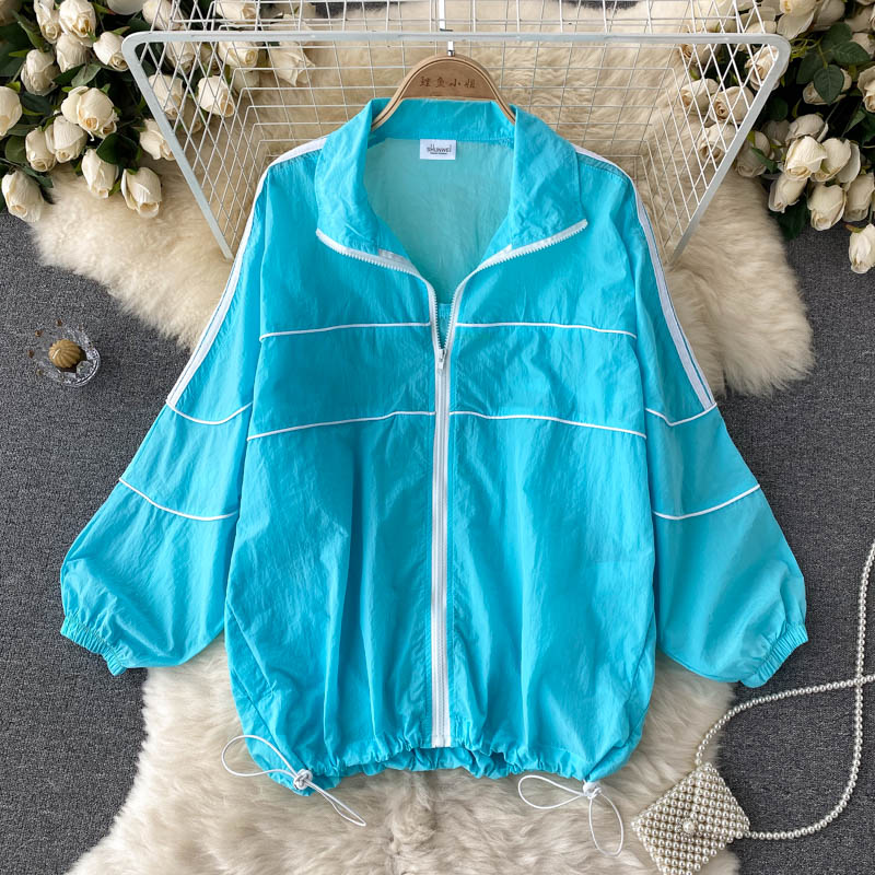 Korean women's loose sunscreen jacket  1539