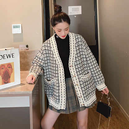 Lazy style, little fragrance style knitted sweaters, vintage cardigans  1433