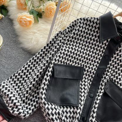 Top feminine short casual jacket  1518