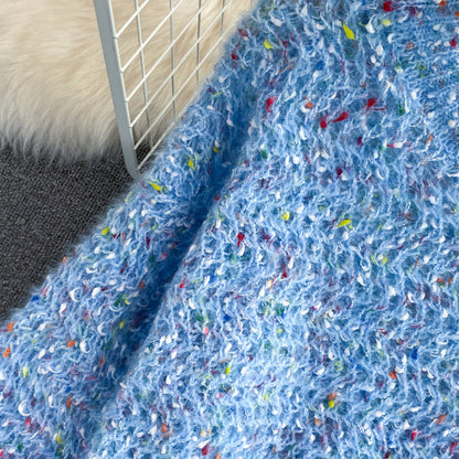 Cute round neck long sleeve sweater  1475