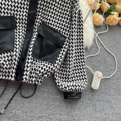 Top feminine short casual jacket  1518