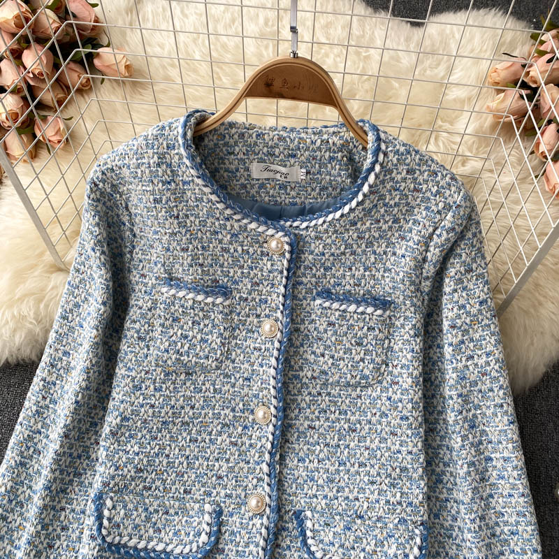 Retro little fragrance lady style coat  1517