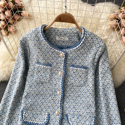 Retro little fragrance lady style coat  1517