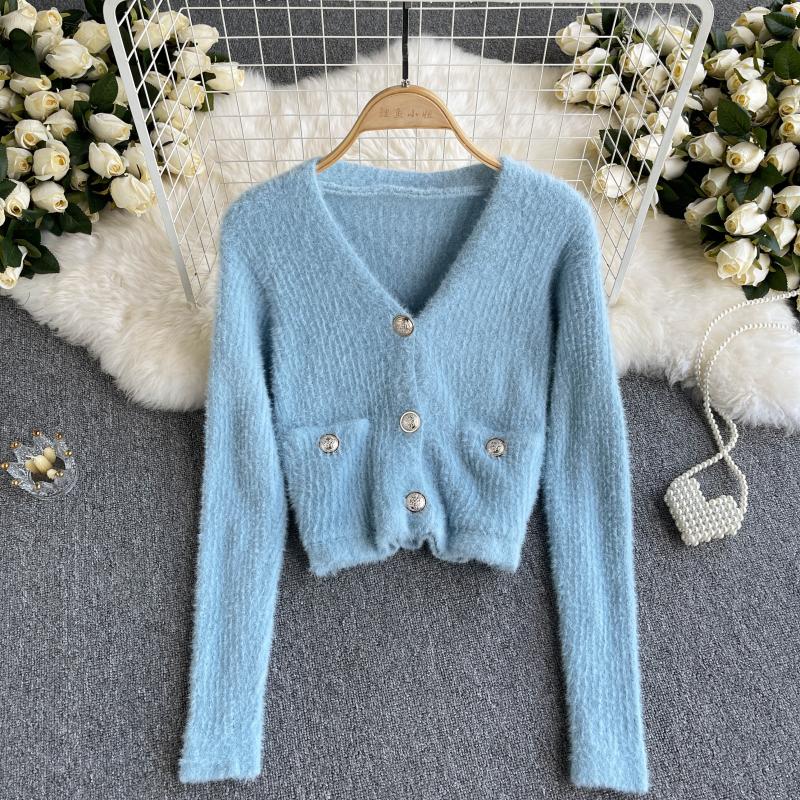 Wool sweater women's autumn long sleeve  1596