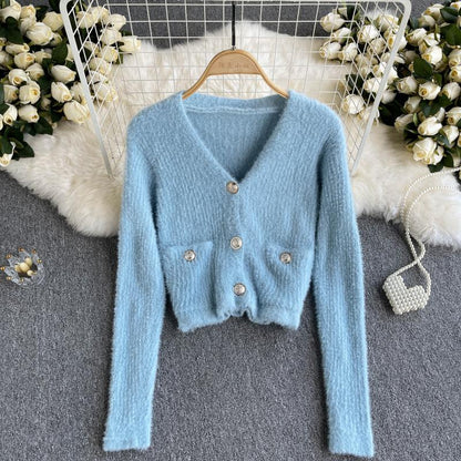 Wool sweater women's autumn long sleeve  1596