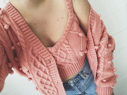 Autumn women's cardigan jacket  1347