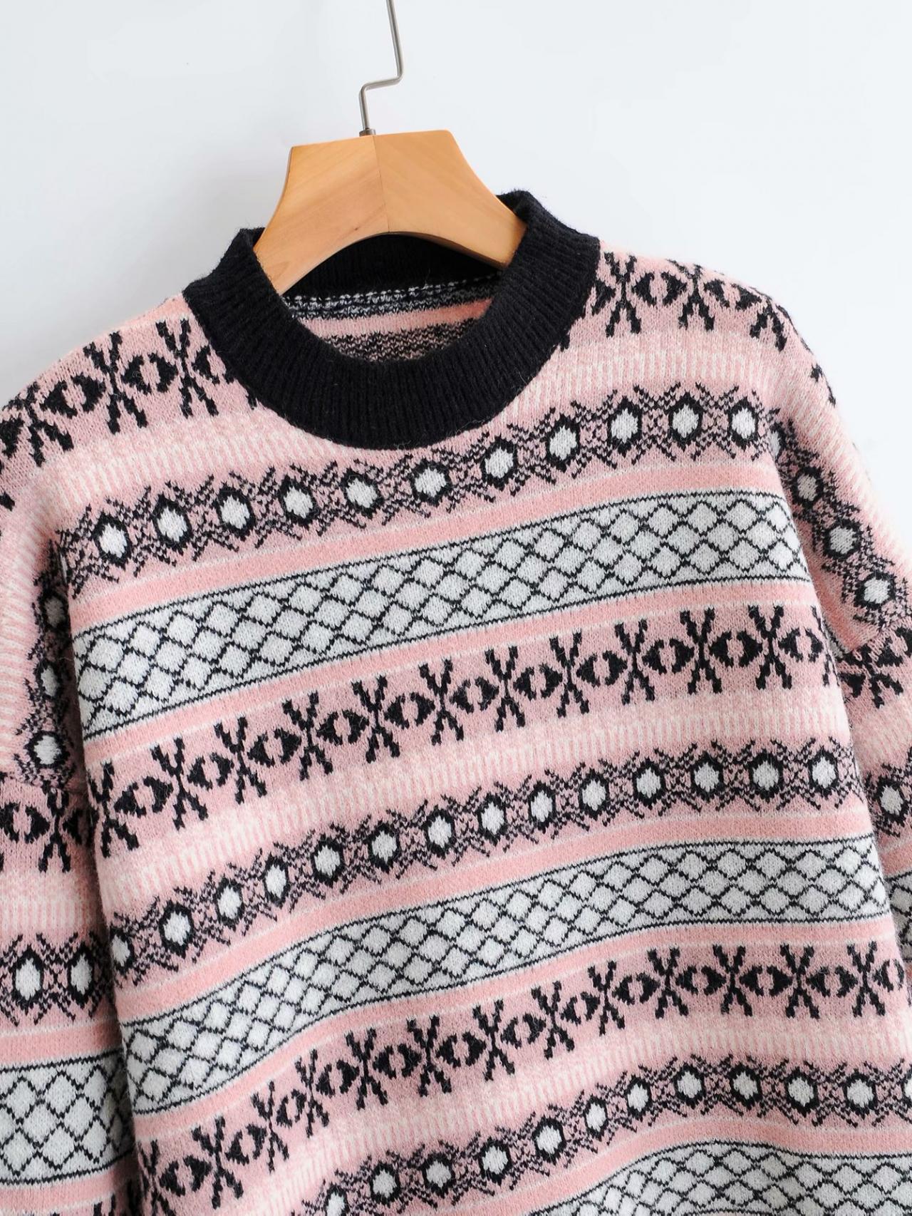 Slouchy turtleneck sweater for women  1359