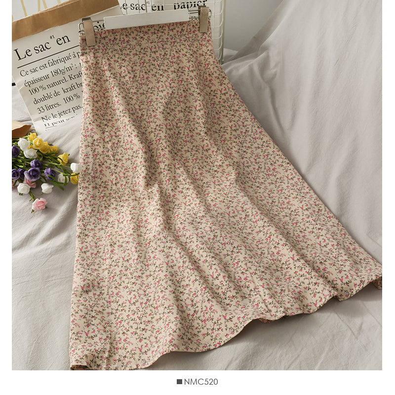 New leopard print foreign style versatile skirt  2515