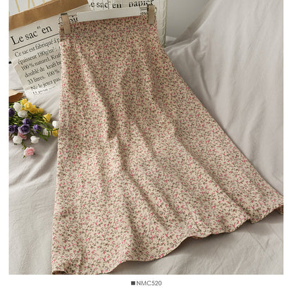 New leopard print foreign style versatile skirt  2515