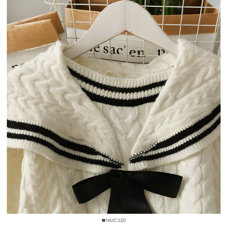 Sweater women's autumn loose and thin linen pattern sweater  1896