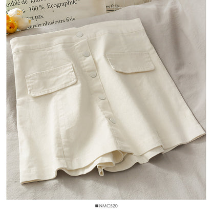 Han Fan casual high waist versatile shorts skirt women  2529