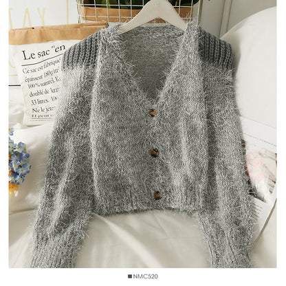 Slim and slim Plush sweater for women  1903