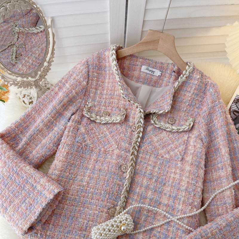 Autumn short coat women's light cooked French style  1550