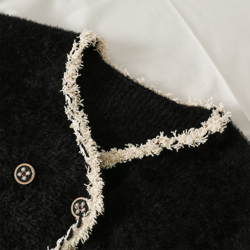 Sweater women's loose and thin double breasted open  1853