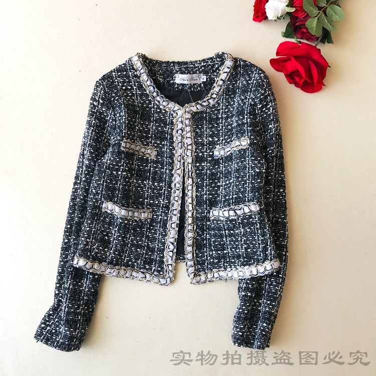 Small fragrant clothes classic short coat women's wear  1679