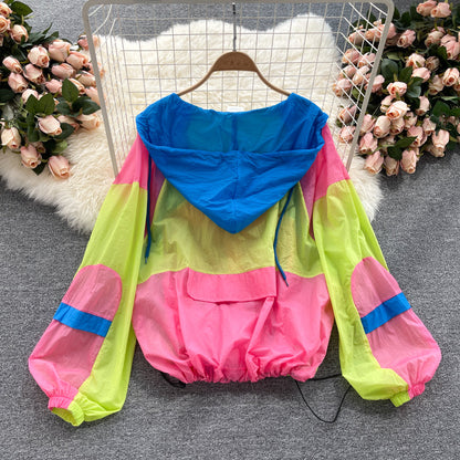 Women's coat autumn women's thin sunscreen long sleeve  1538