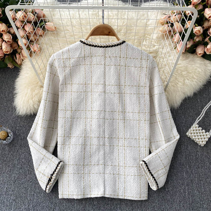 Small fragrance short coat female  1509