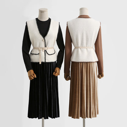 New vest dress two piece suit women  2345