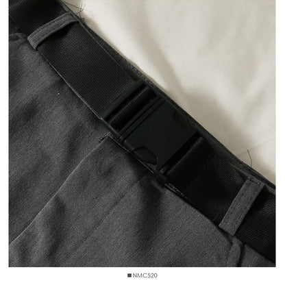 High waist slim drawstring pleated Hip Wrap Skirt  2565