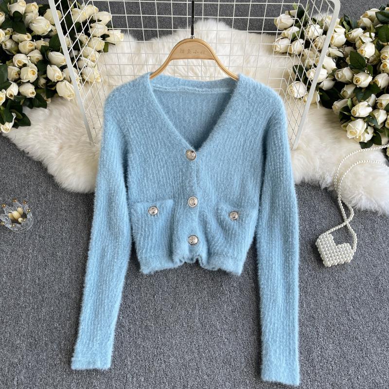 Wool sweater women's autumn long sleeve  1596