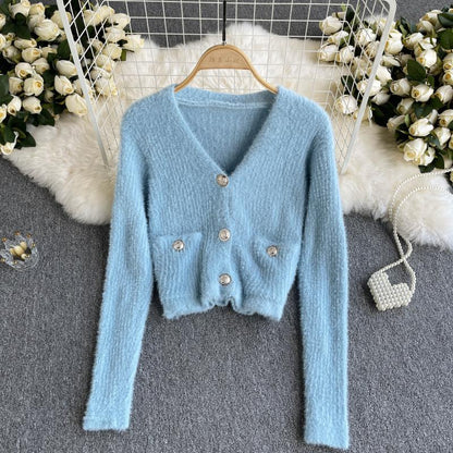 Wool sweater women's autumn long sleeve  1596