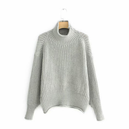 Loose knit turtleneck for women  1349