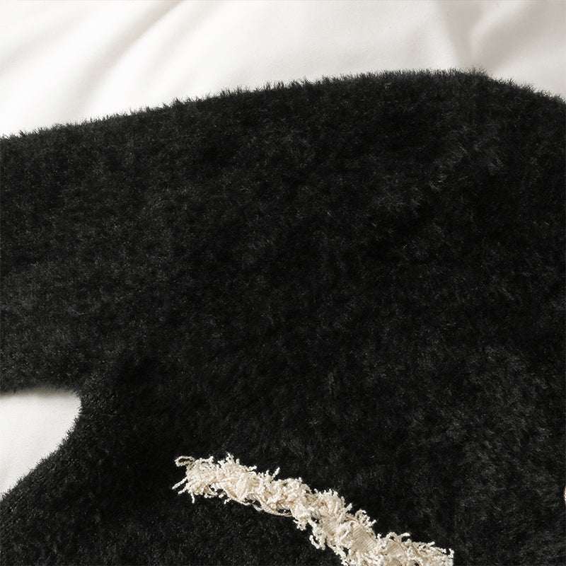 Sweater women's loose and thin double breasted open  1853