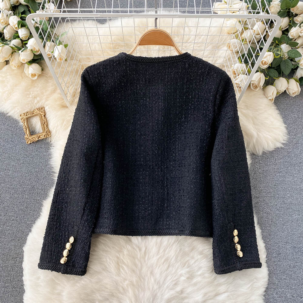 French elegant small fragrance slim jacket  1565