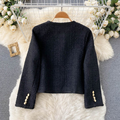 French elegant small fragrance slim jacket  1565