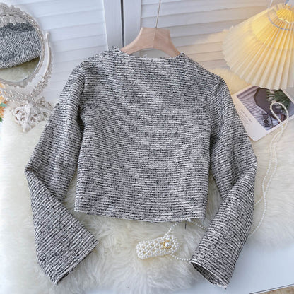 Shoulder padded jacket women's autumn new versatile top  1551