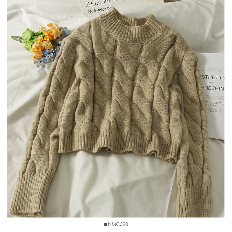 Women's Linen sweater is slim and half tall  1963