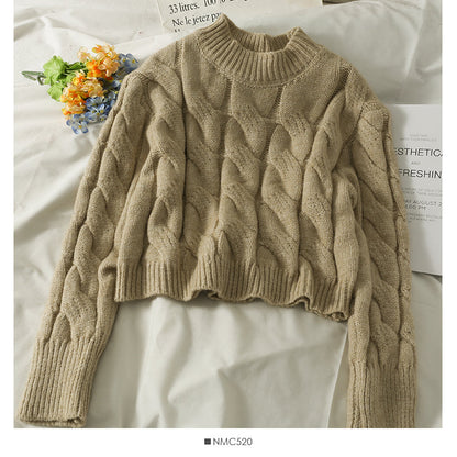 Women's Linen sweater is slim and half tall  1963