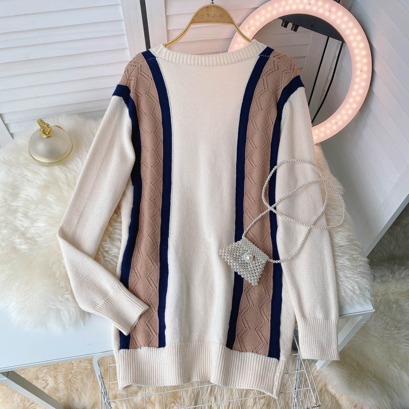 British college style knitted cardigan women's autumn   1601