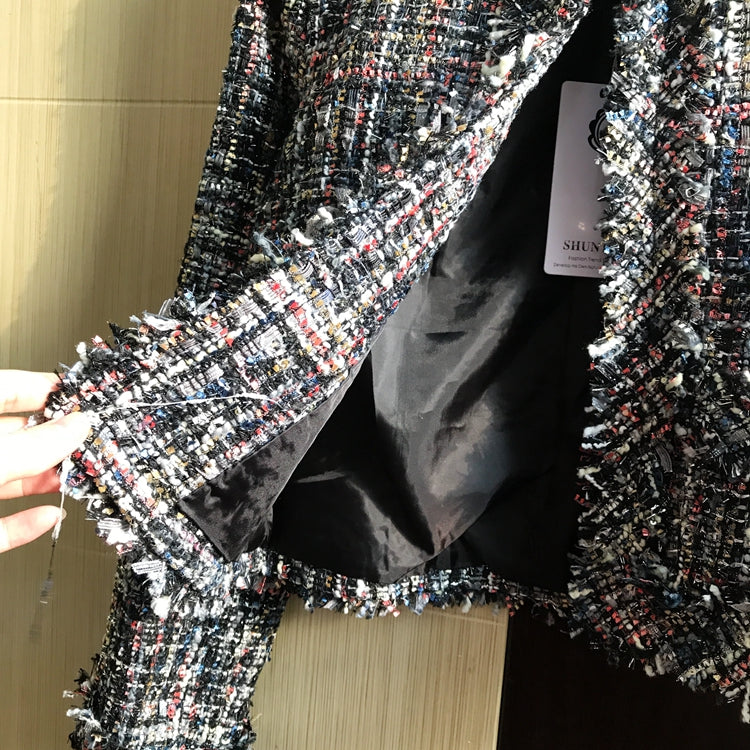 Tassel short coat women's long sleeved cardigan fashion slim fit  1639