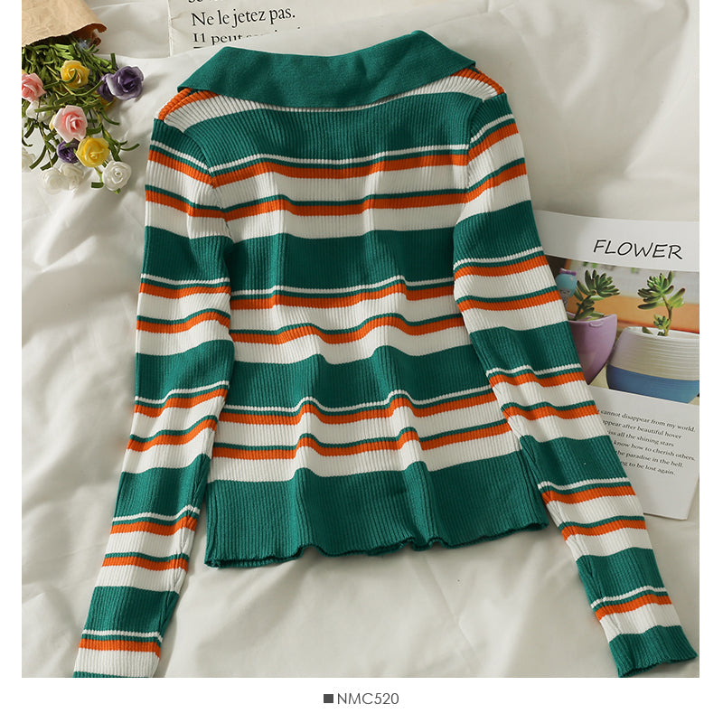 Cardigan top women's new slim sweater  1999