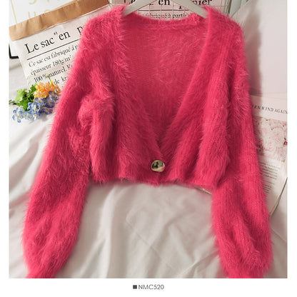 Low neck sweater women's autumn versatile long sleeved sweater  1751
