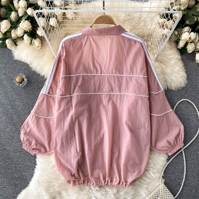 Korean women's loose sunscreen jacket  1539