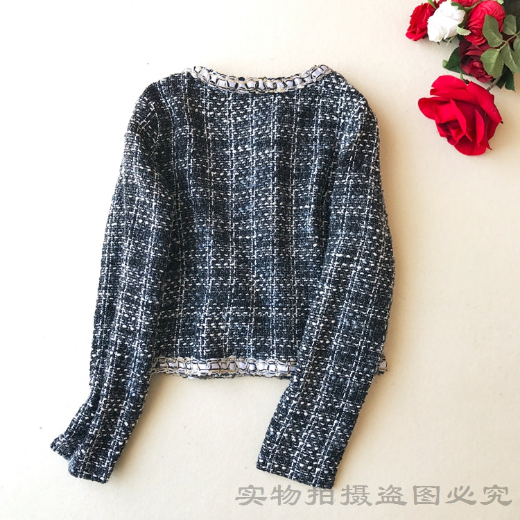 Small fragrant clothes classic short coat women's wear  1679