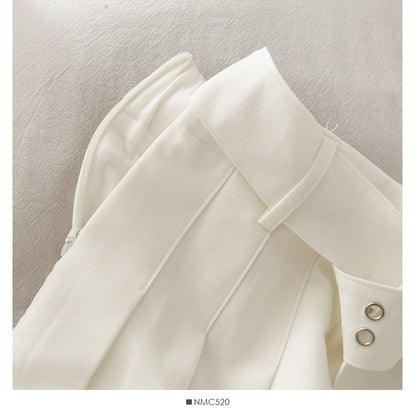 High waist slim chain decoration short skirt women  2491