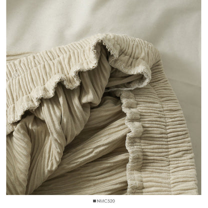 Hong Kong style retro simple versatile elastic waist thin skirt  2552