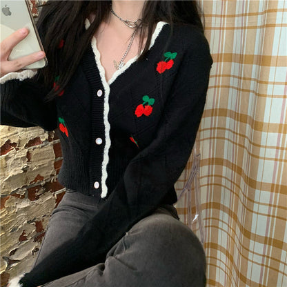 Vintage, gentle wind,short top cardigan sweater, new ,fashion sweaters 1440