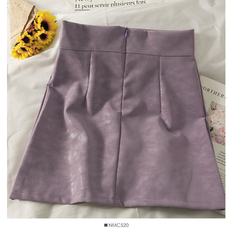 Retro High Waist thin skirt  2513