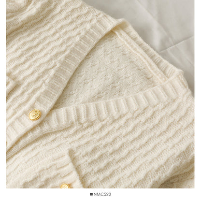 Striped slim cardigan sweater Long Sleeve Sweater Jacket  1758