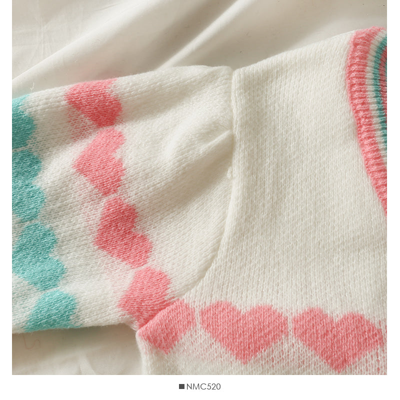 Single breasted sweater women's short slim long sleeved sweater  1774