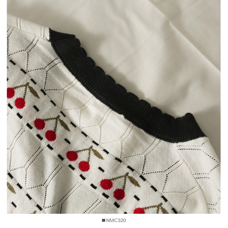 Knitwear women's autumn long sleeve loose V-neck top  1990