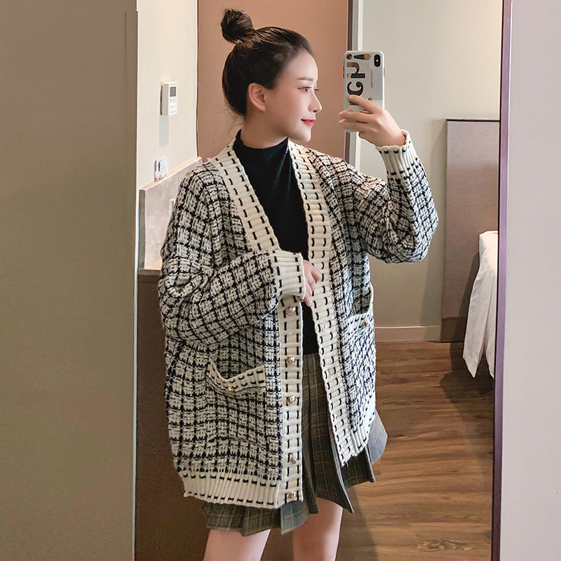 Lazy style, little fragrance style knitted sweaters, vintage cardigans  1433